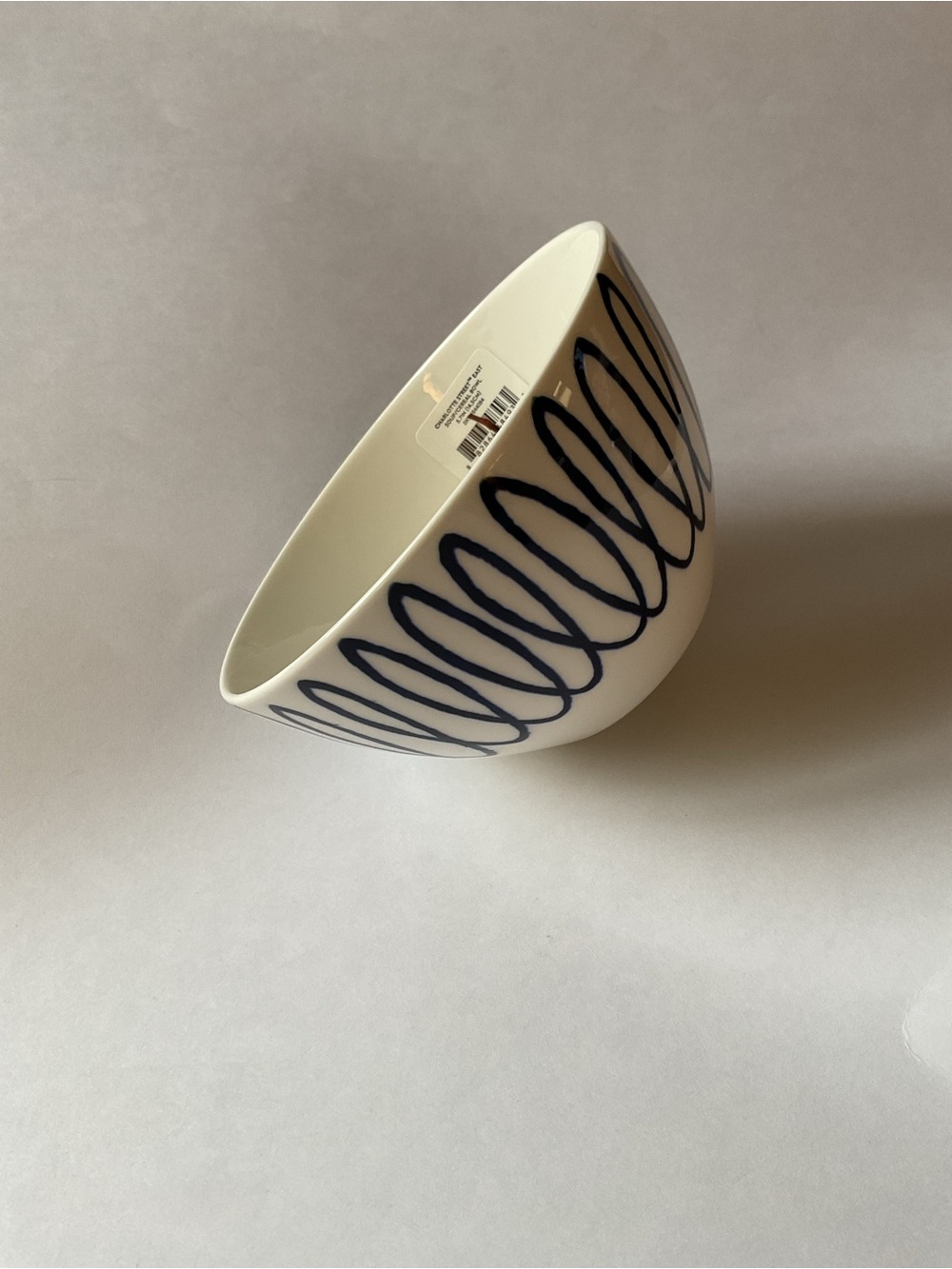 KATE SPADE NEW YORK CHARLOTTE STREET EAST PORCELAIN SOUP/CEREAL BOWL WHITE NWT